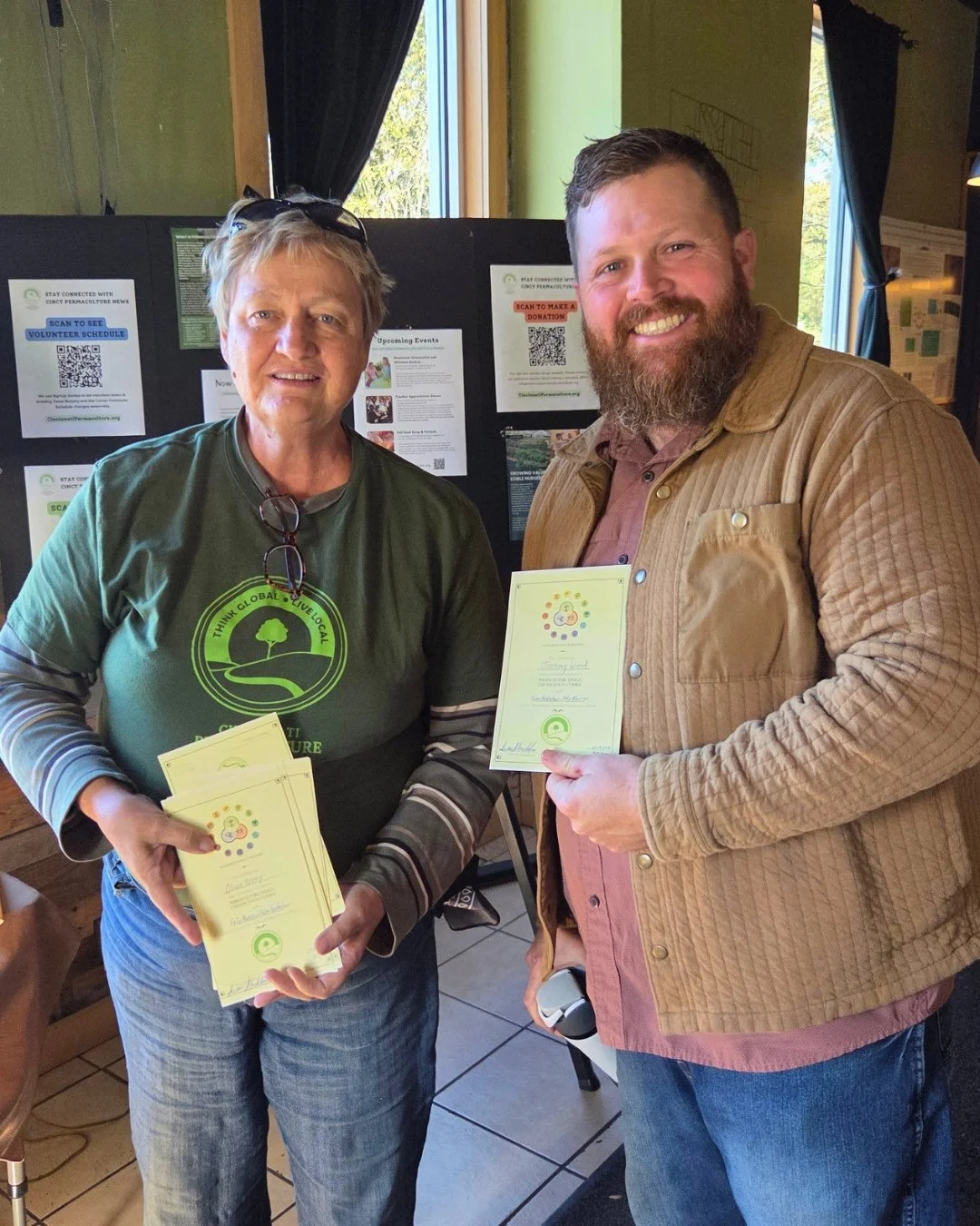 CONGRATULATIONS to the 2025-2026 Yearlong Permaculture Design Course graduates, who presented their final design projects this past Sunday to complete their certifications! We saw two very different designs from our groups - one, a prototype of a sub