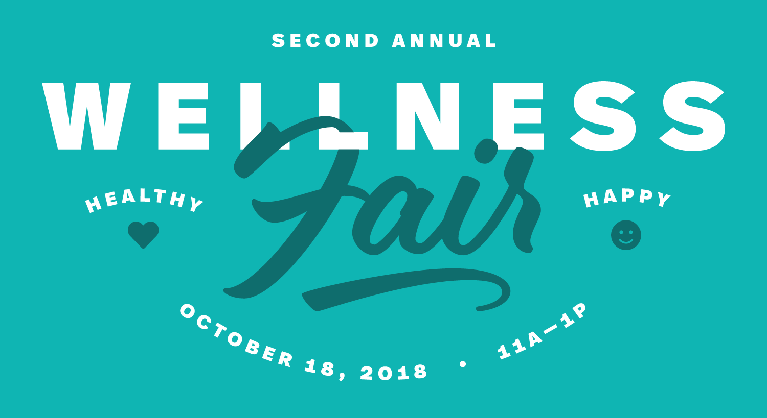 Wellness Fair Event identity