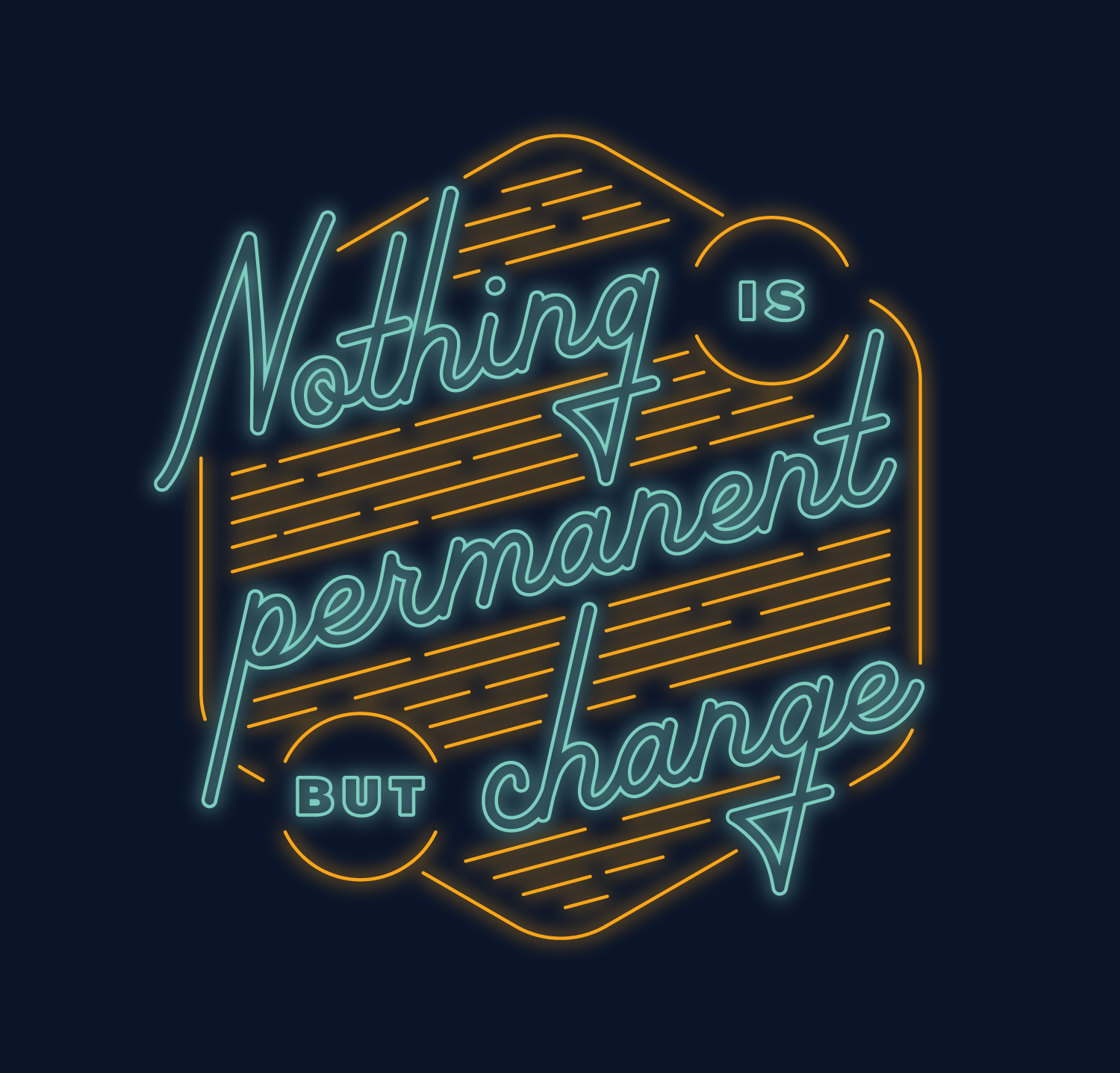 Nothing is Permanent but Change T-shirt