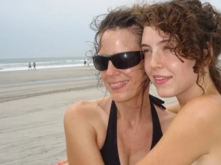 My precious daughter Savannah and me, Cape San Blas—our happy place! We’ll be there again this September for my birthday and I can’t wait!