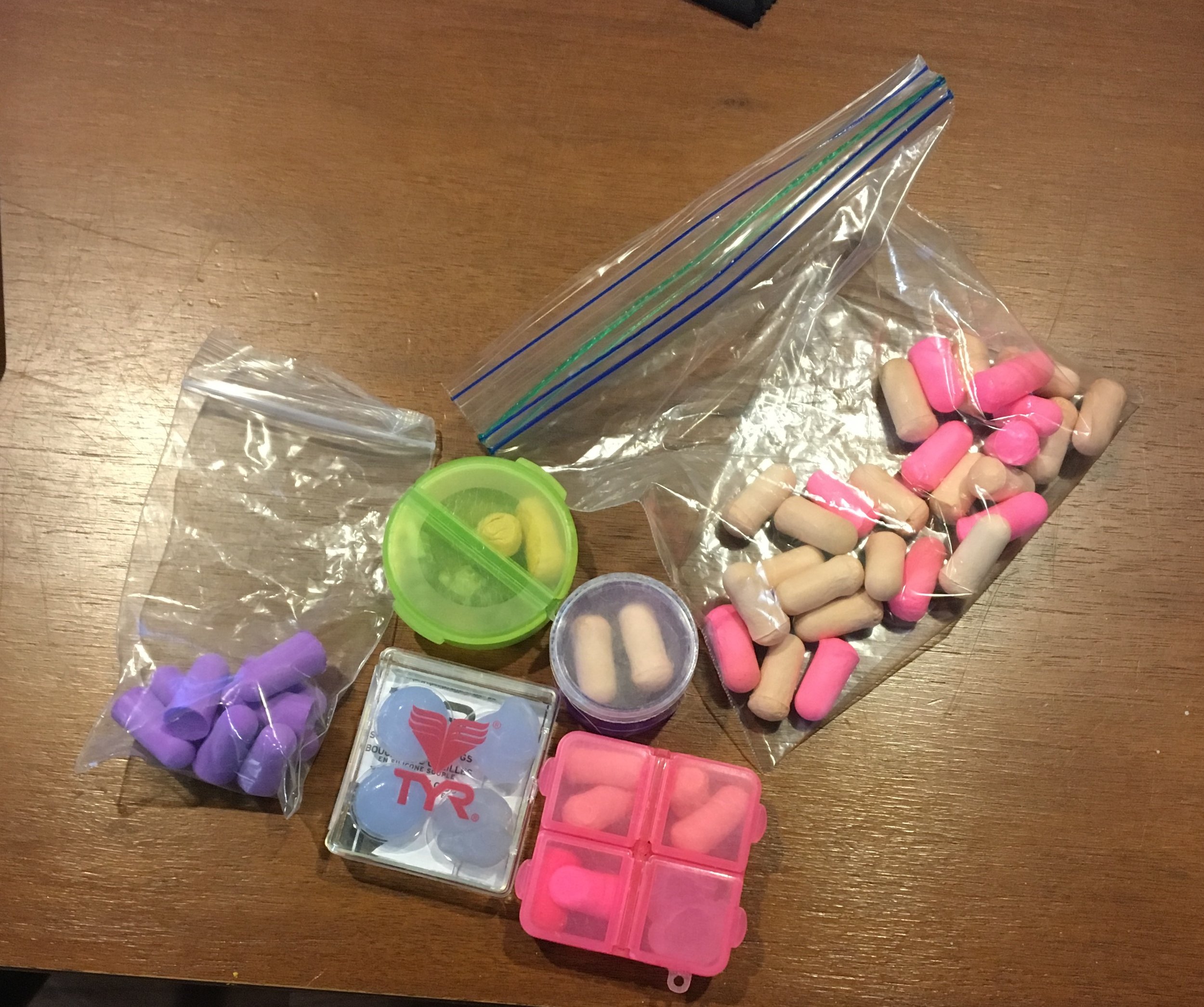Yes, I have acquired a wide array of earplugs.