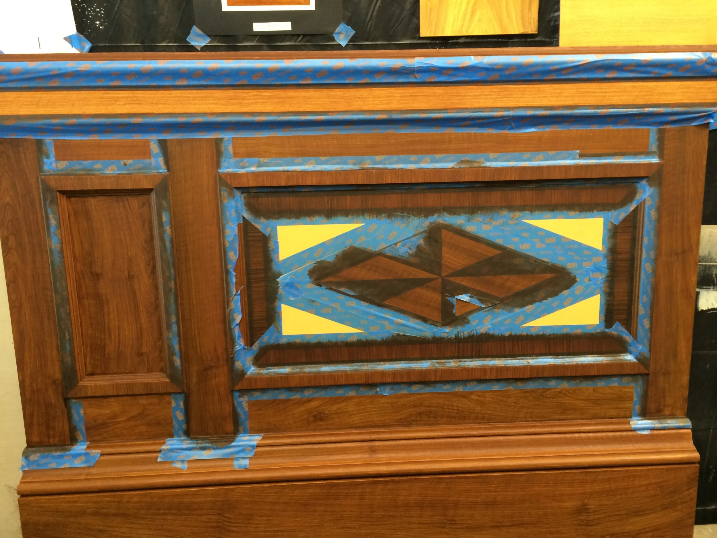   WALNUT IVORY AND EBONY - BEFORE   Design by: Tucker &amp; Marks 