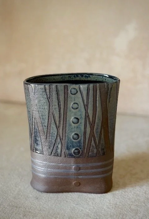 Blue Grey Brush Pot (2025)