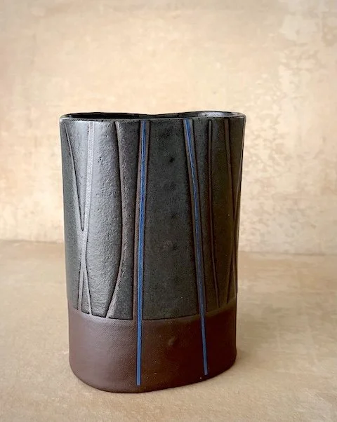 Blue and Grey Brush Pot (2026)