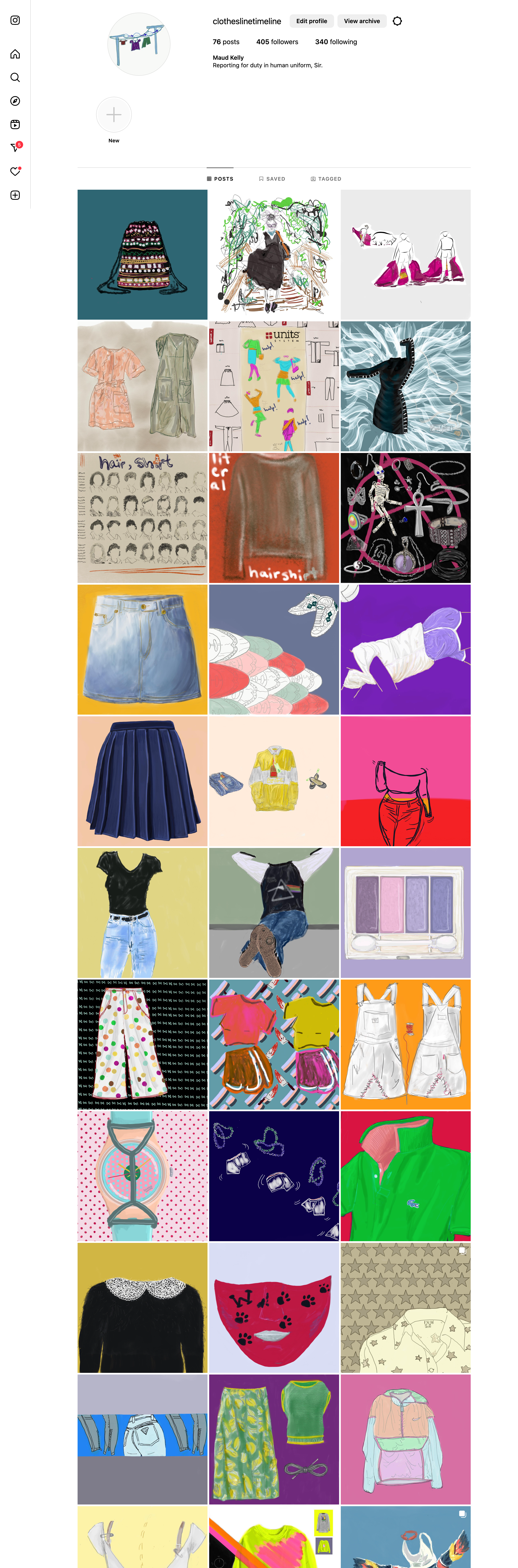 Clothesline Timeline