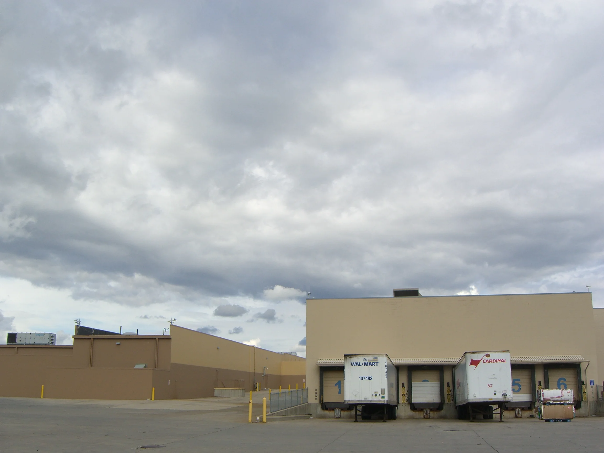 Walmart loading dock, Saratoga Springs, NY