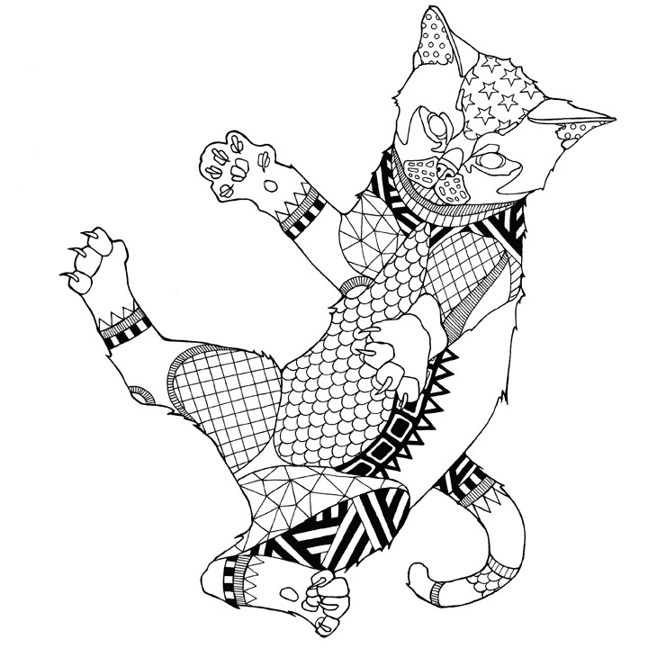 Neon Bodega Cat Coloring book — Neon Bodega Cats