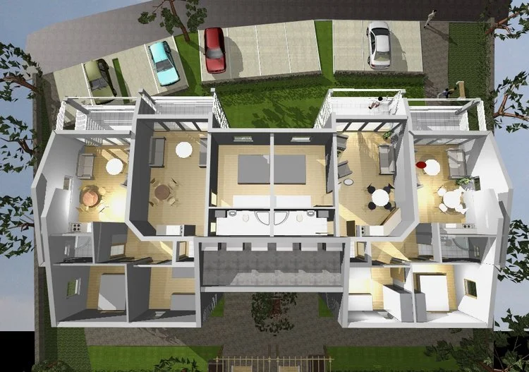 residential unit project, island ugljan 2007