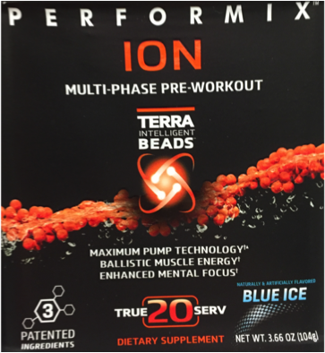 Figure 2. An example of functional claims on a sports nutrition product label (3).