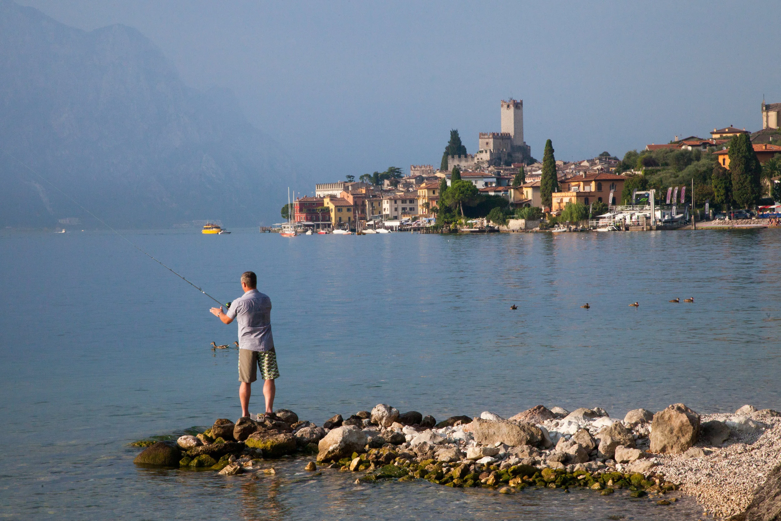 Fishing Lake Garda