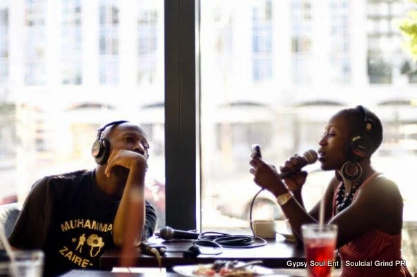 The first time I met and worked with Yahzarah. She being interviewed by DJ Lil Mic for WEAA's Friday Night Jazz Club. Our photogs captured some great pictures that day!