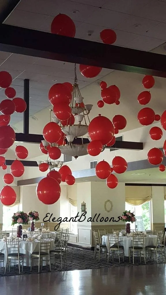 Dance Floor, Ceiling decor & Balloon Walls — Elegant Balloons