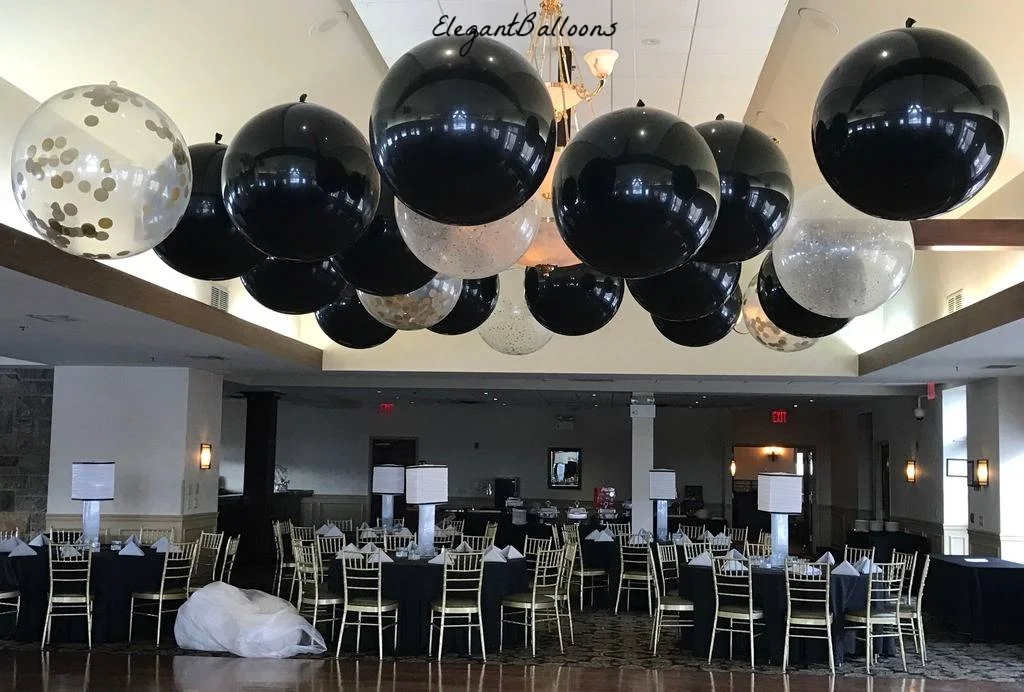 Dance Floor, Ceiling decor & Balloon Walls — Elegant Balloons