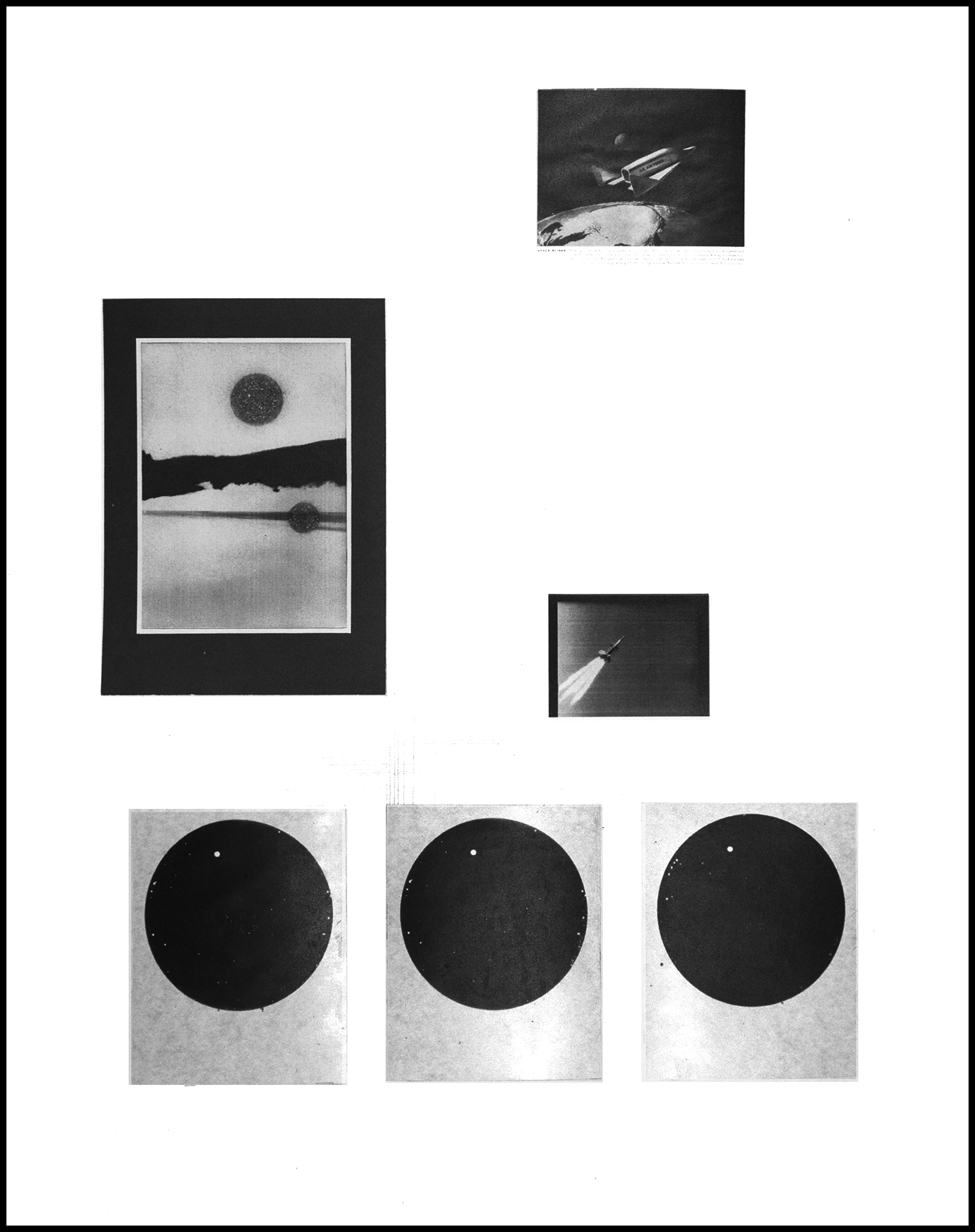 Between Two Worlds / Transit of Venus, Xerox Print