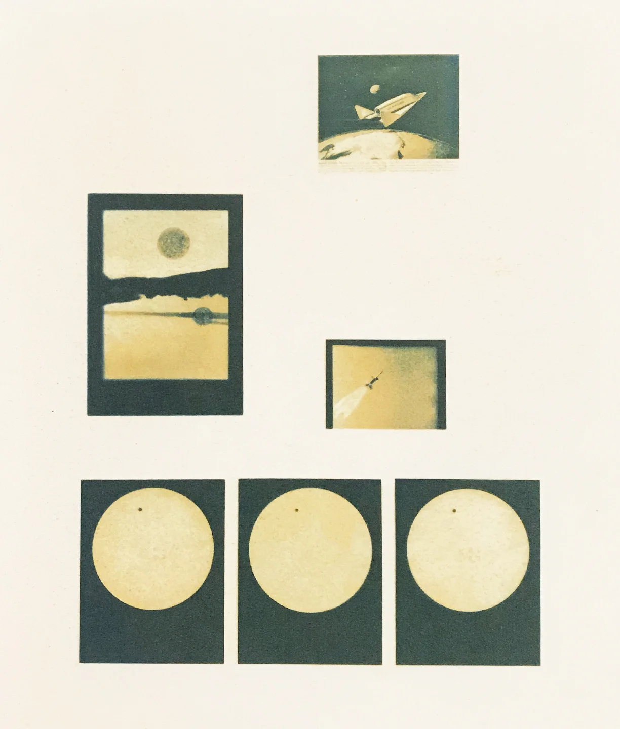 11x8.5" Gum Bichromate + Cyanotype