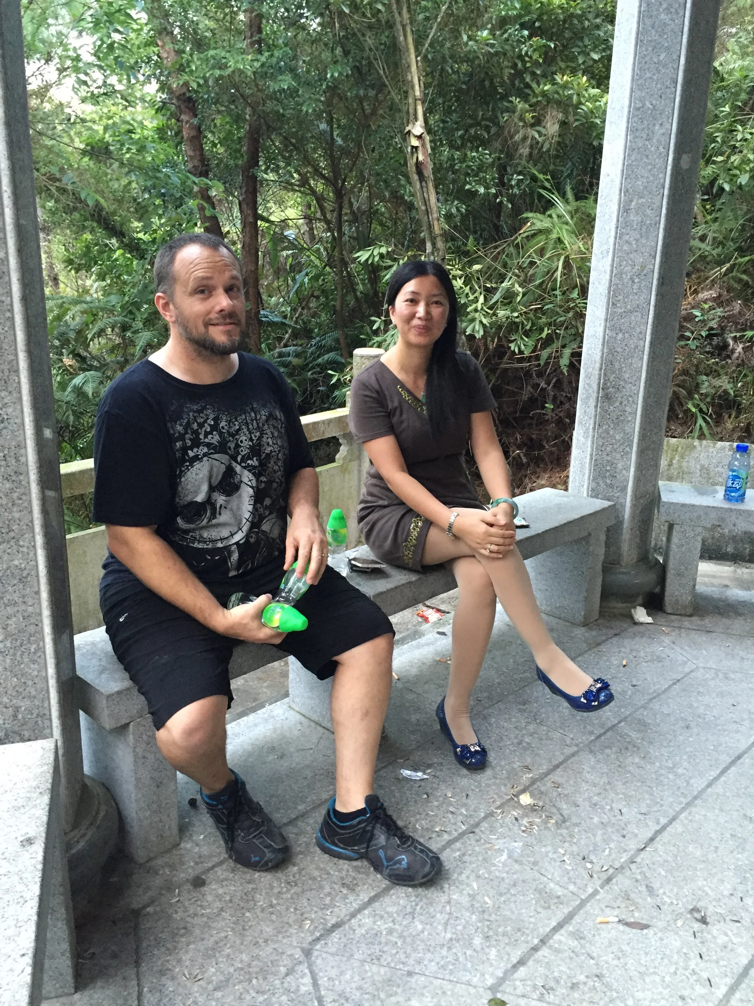My coworker Jeff Goodsell and our host Maria. 