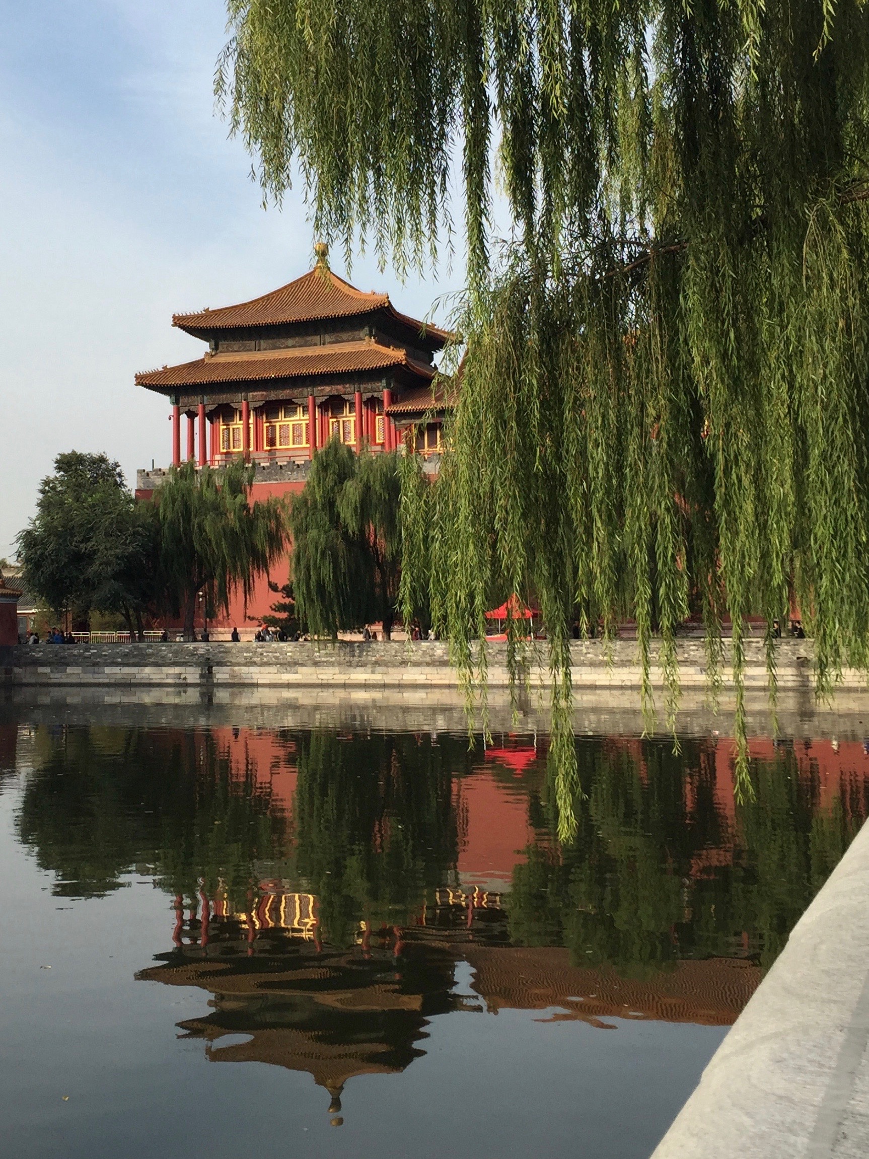  Moat around Forbidden City.&nbsp; 