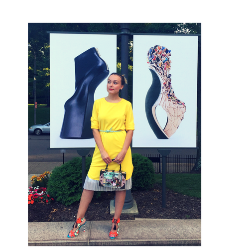 Who knew I'd win the Best Shoe Contest while wearing these shoes during a routine visit to the 2016 Killer Heels Exhibition in Pittsburgh?!