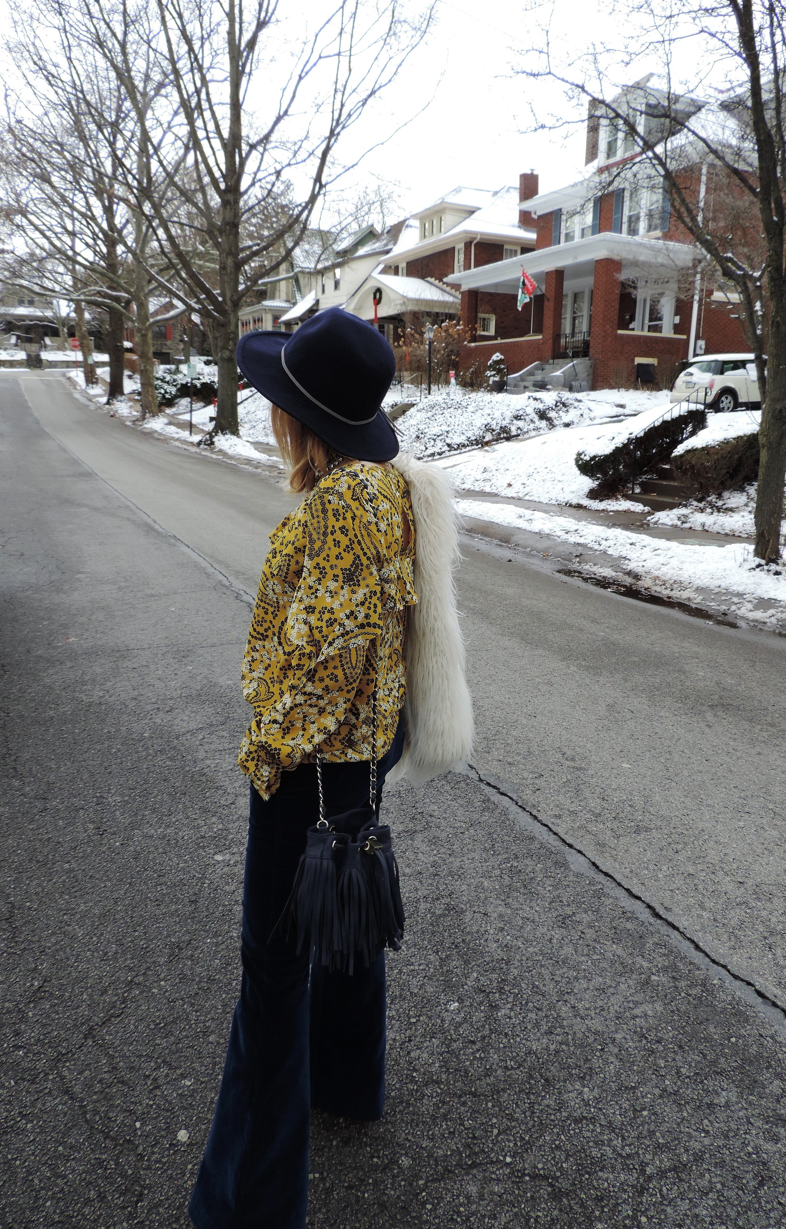 the perfect outfit for a dreary winter day