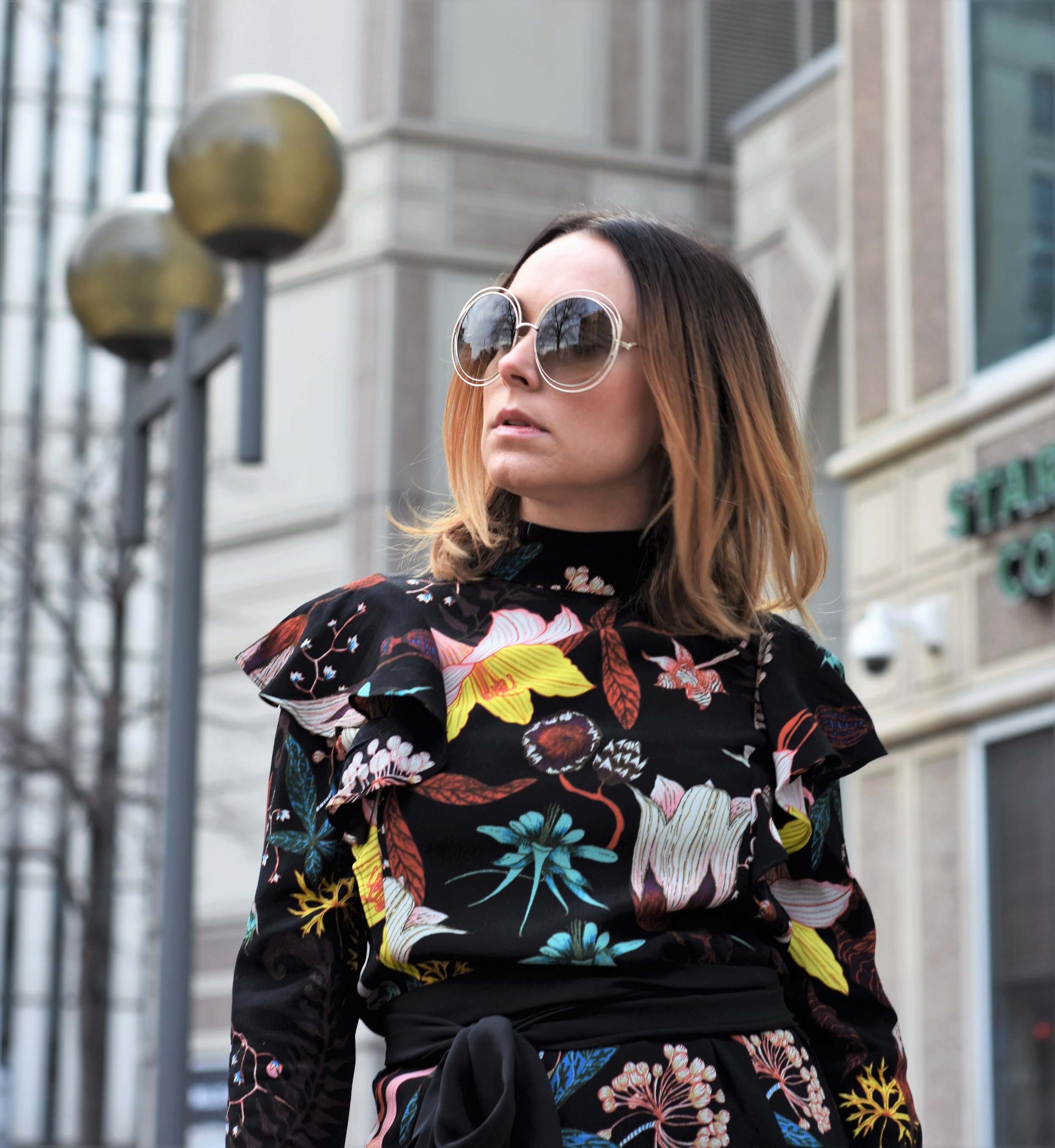 chloe circle sunglasses