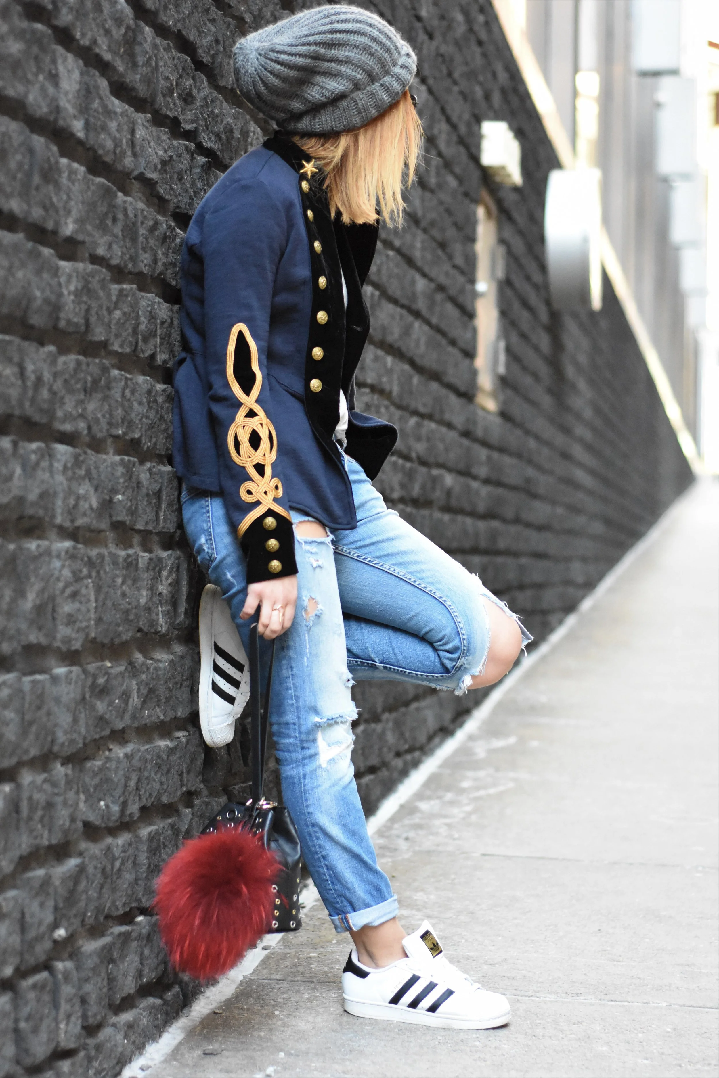 How to style a military blazer