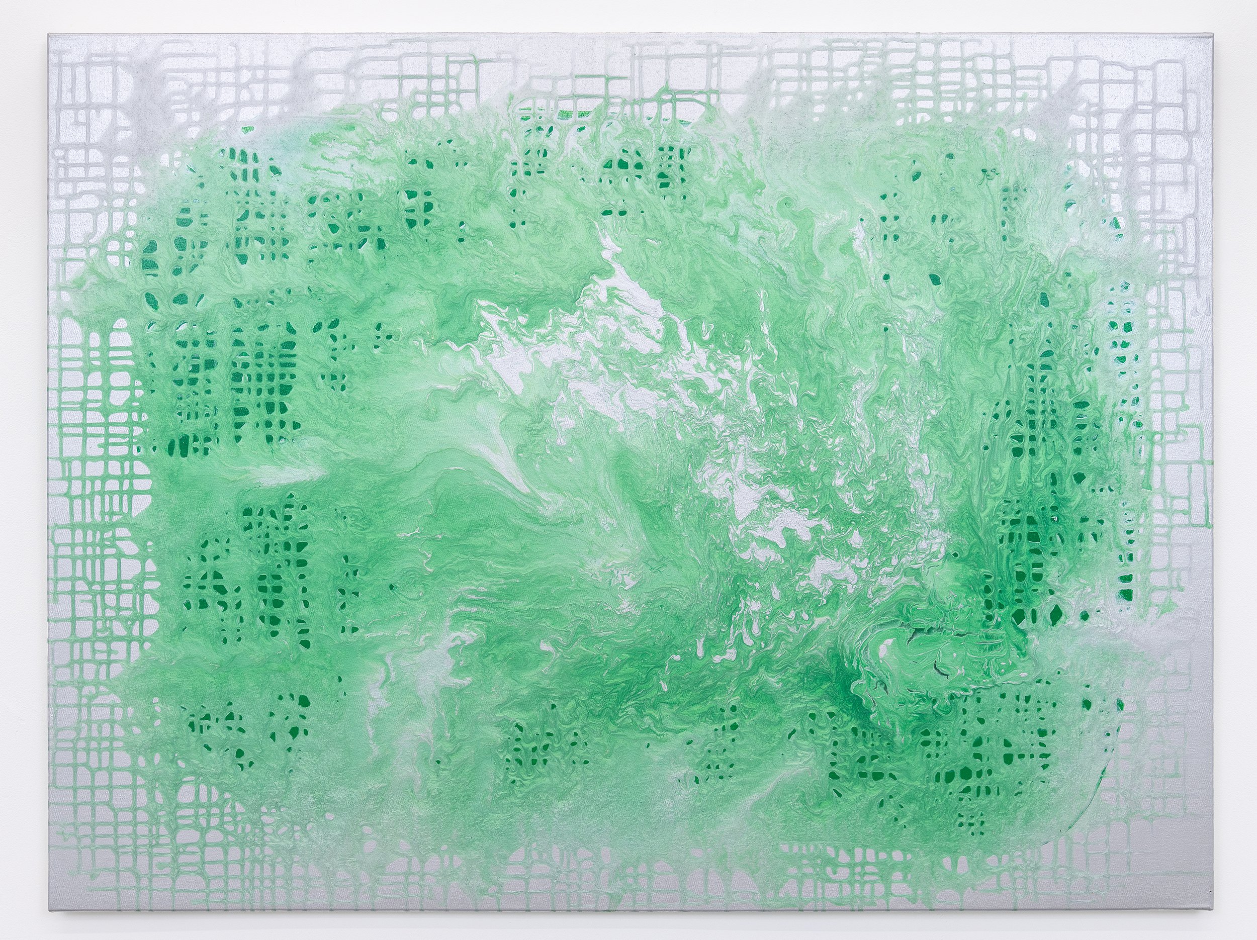 Servane Mary, The Incandescent Filament , 2023, Acrylic on canvas, 36 x 48 inches (91.4 x 121.9 cm)