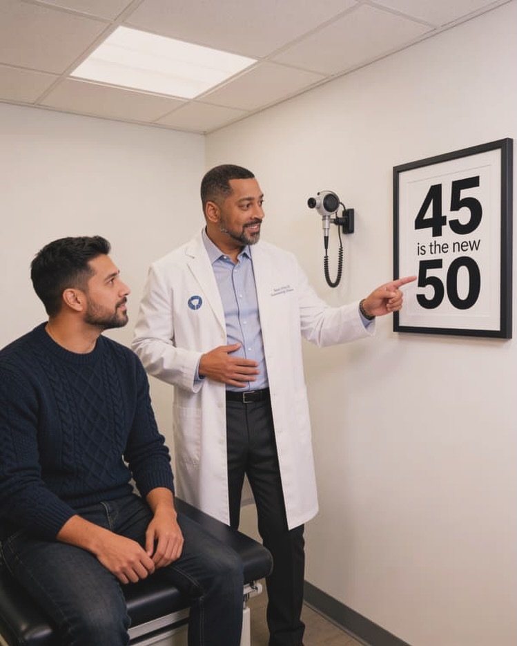 45 is the new 50 &mdash; time to schedule your colonoscopy @digestivecarewlr 

Colorectal cancer is preventable and highly treatable when caught early. New guidelines recommend starting screening at 45 &mdash; sooner if you have a family history or o
