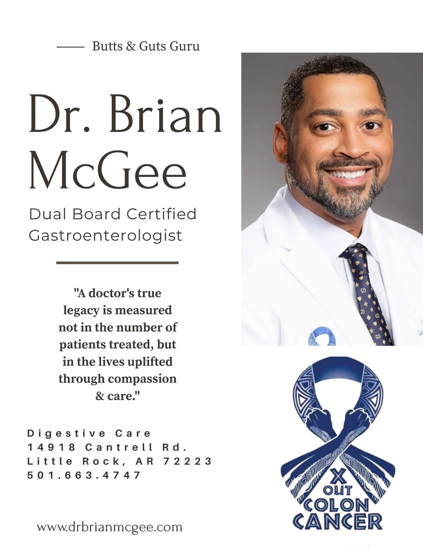 Just call em&rsquo; the Butts &amp; Guts Guru @brianlmcgeemd