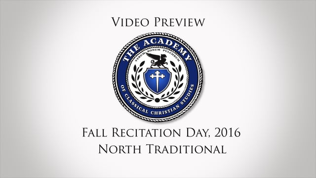 Fall Recitation 2016: North Traditional