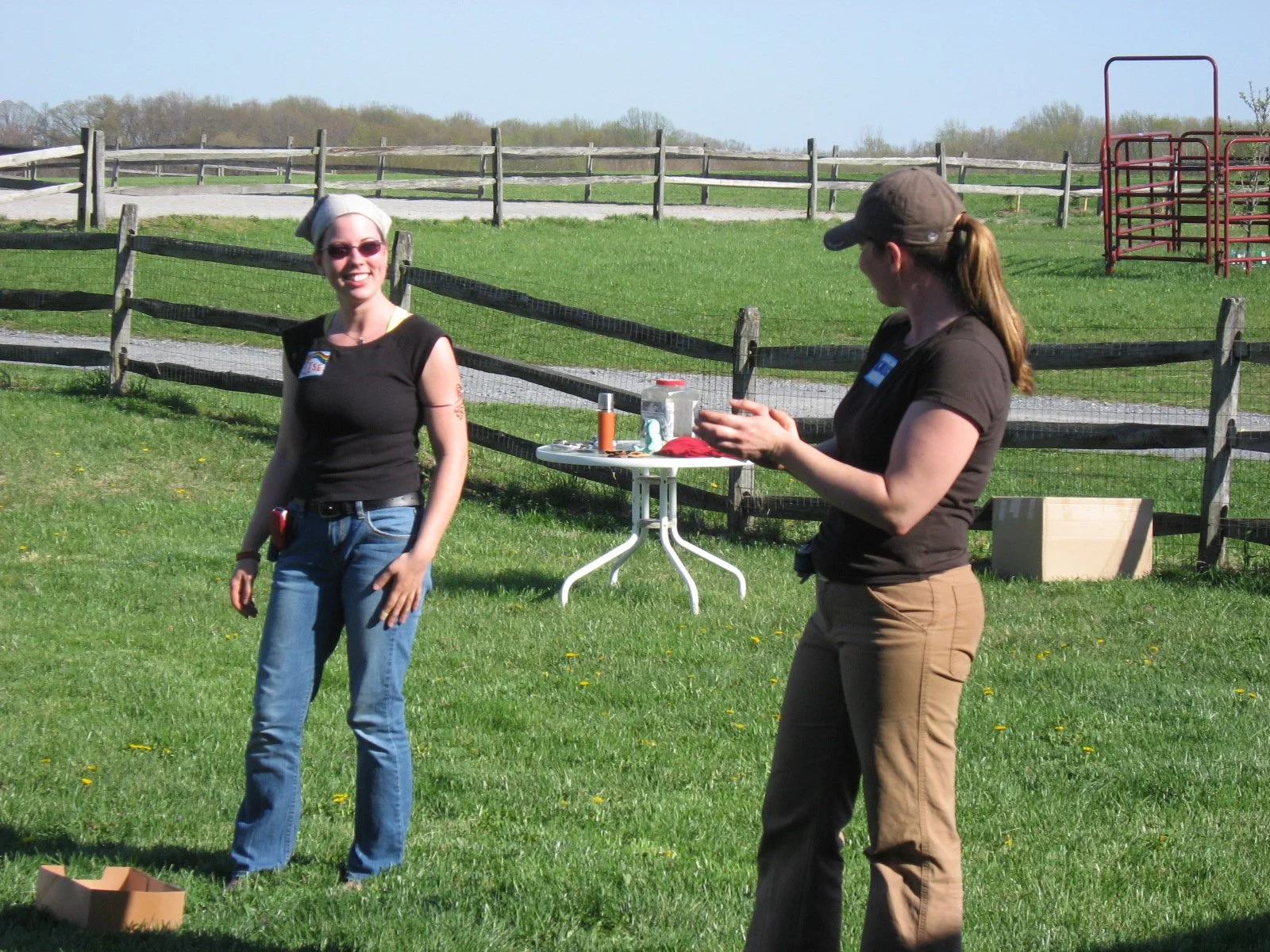 Elise and Emily Volunteer Recognition 2007.JPG