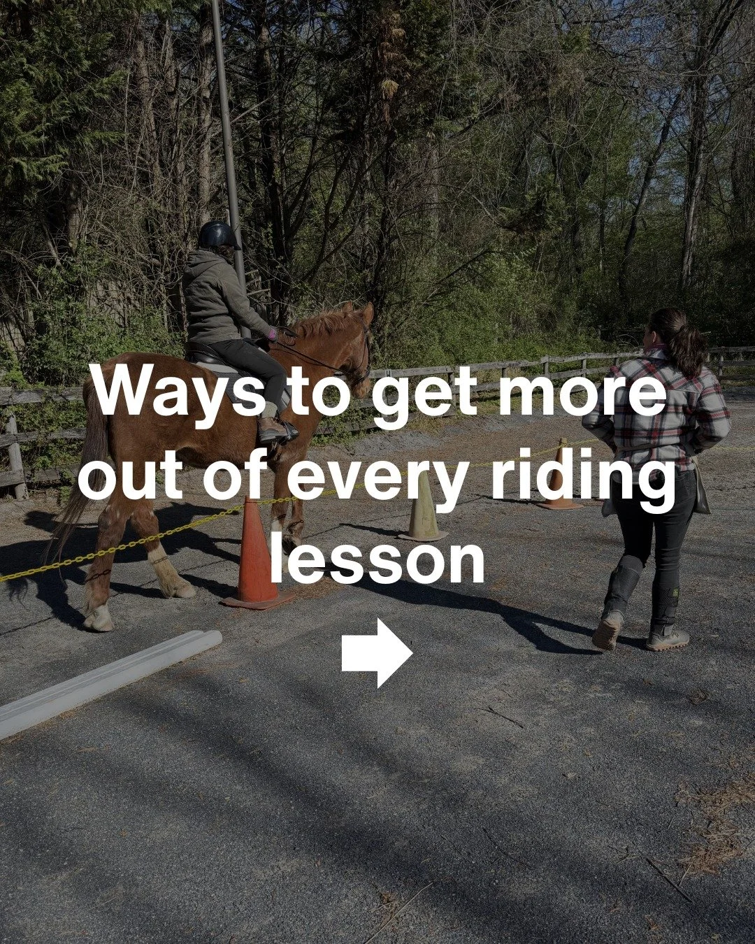You don&rsquo;t need to ride every day to make progress.
A weekly lesson can be incredibly effective.
Simple things like visualizing your ride, watching video, and improving your fitness can all help you get more out of every lesson.
💡You can also a