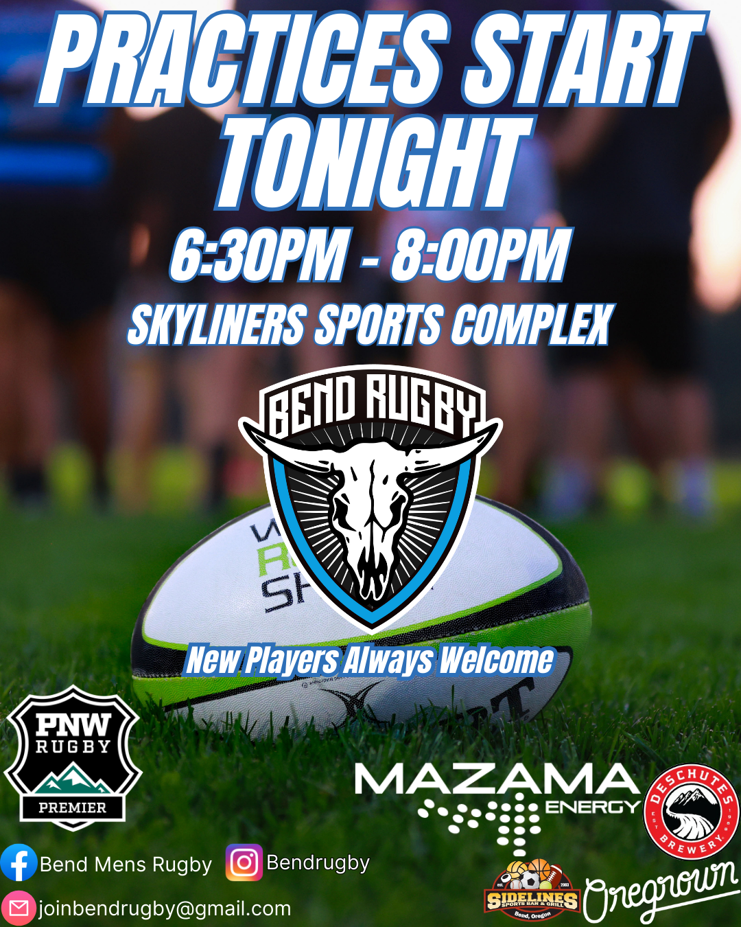 Men’s practice's start