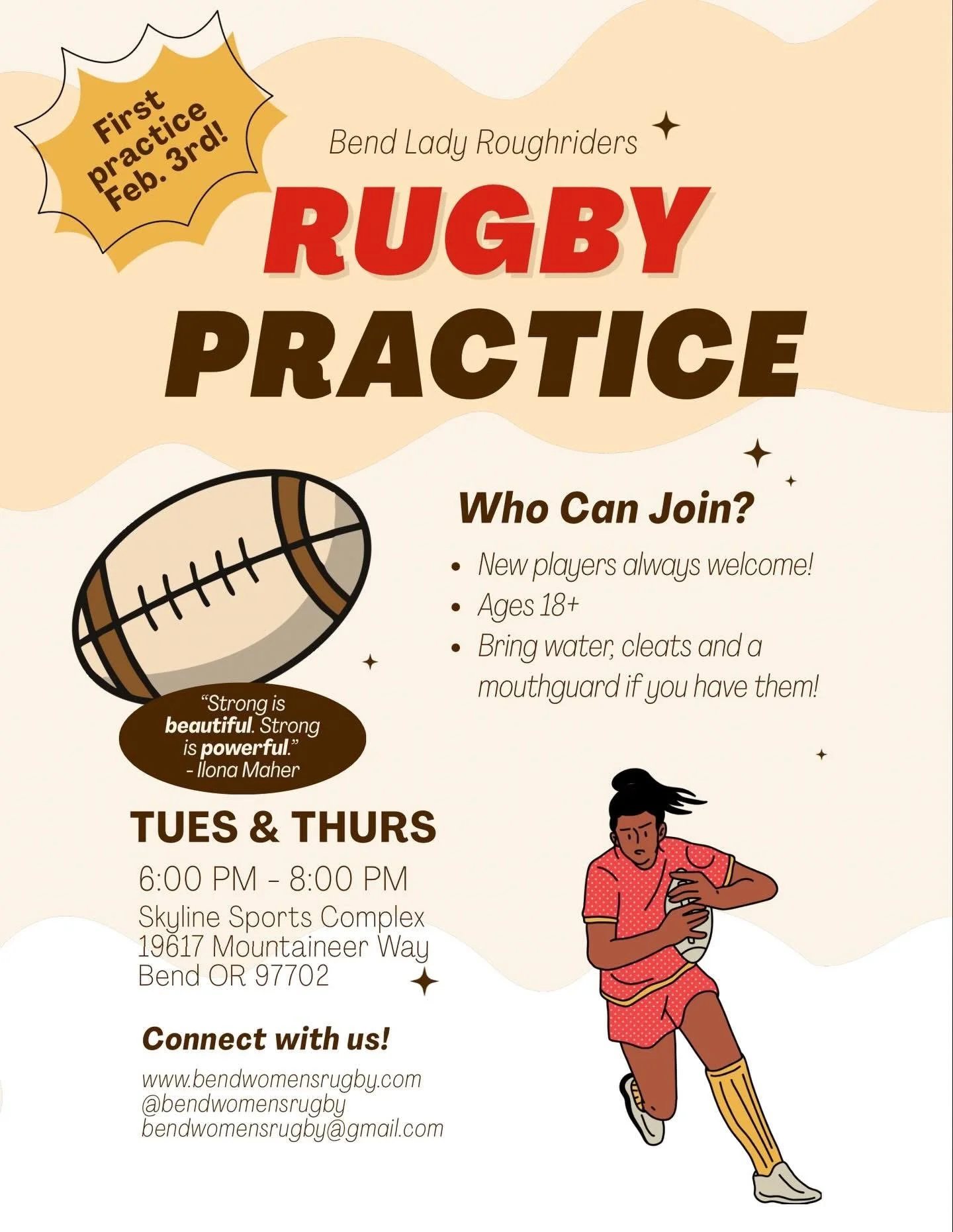 Women's Practices start