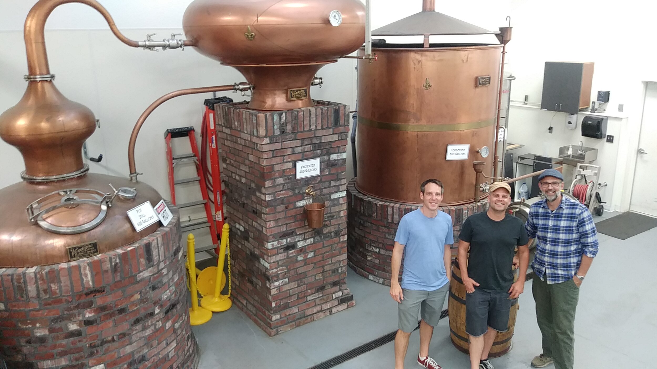  Cousins David and Brandon enjoying sometime at Corsair’s Distillery. 