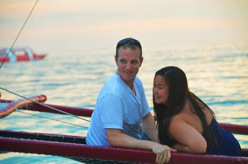 sunset sailing