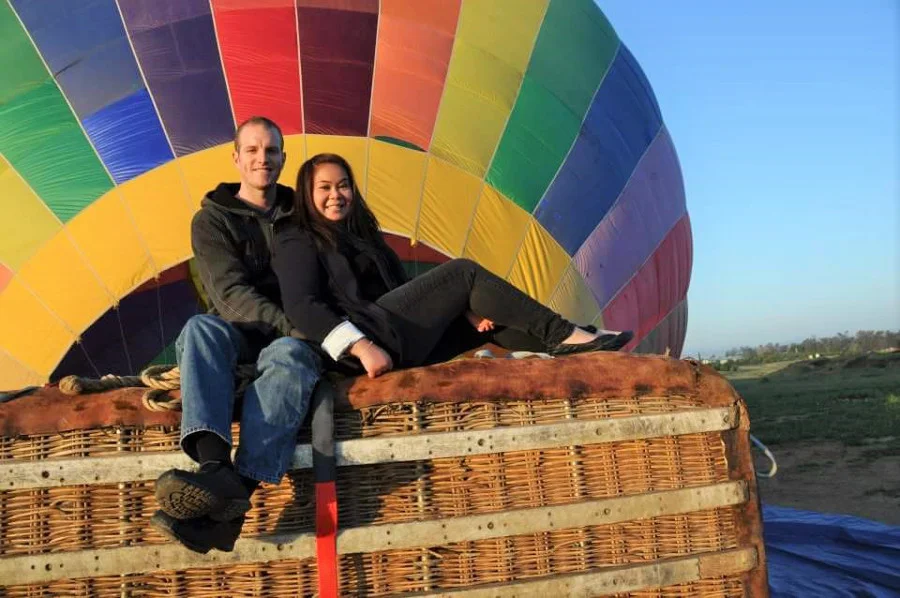 sunrise balloon ride