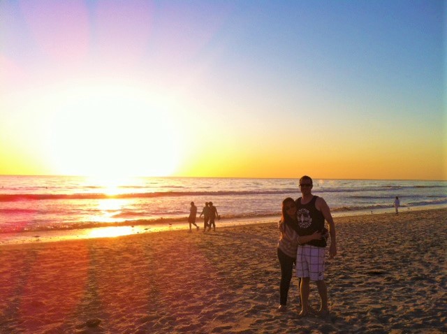california sunset