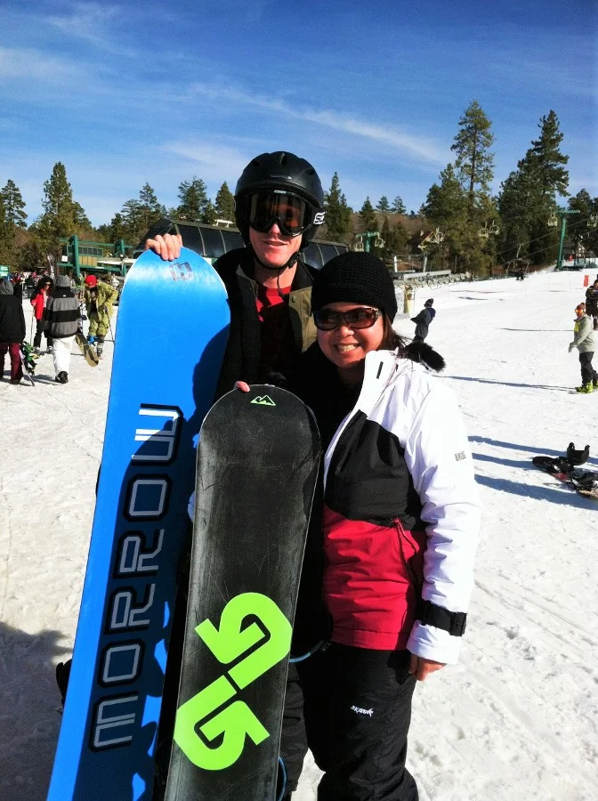 snow boarding time!