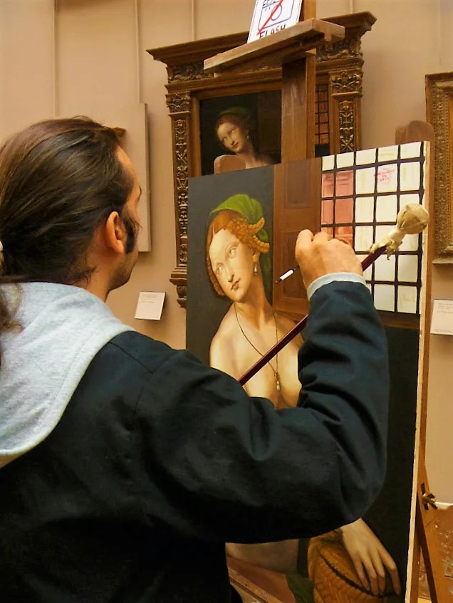 artists at the Louvre