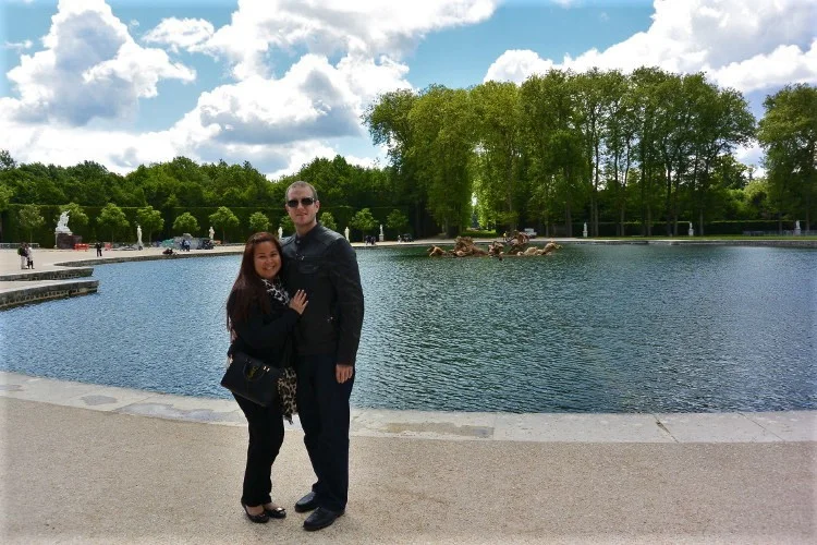 The amazing Fountain of Apollo in the Gardens of Versailles