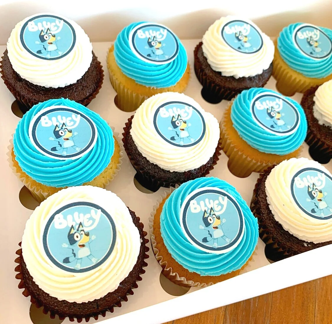 "Bluey" Cupcake Box — The Cupcake Patisserie
