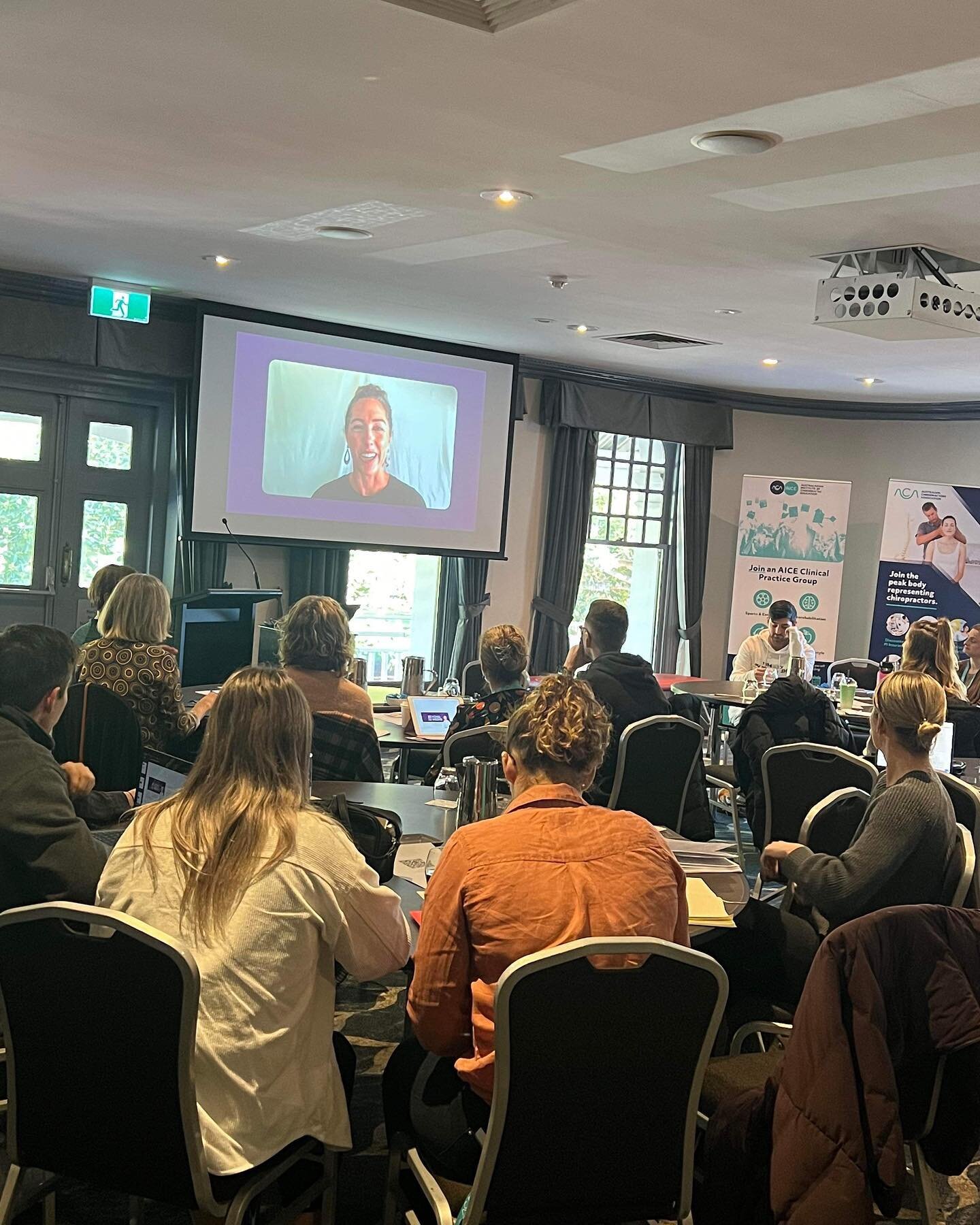 What an honour to present (virtually) to our colleagues at the Australian Chiropractic Association @auschiros AICE Connecting Kids Symposium! ✨😊

It&rsquo;s a privilege to share the stage with so many AMAZING health professionals teaching what I&rsq