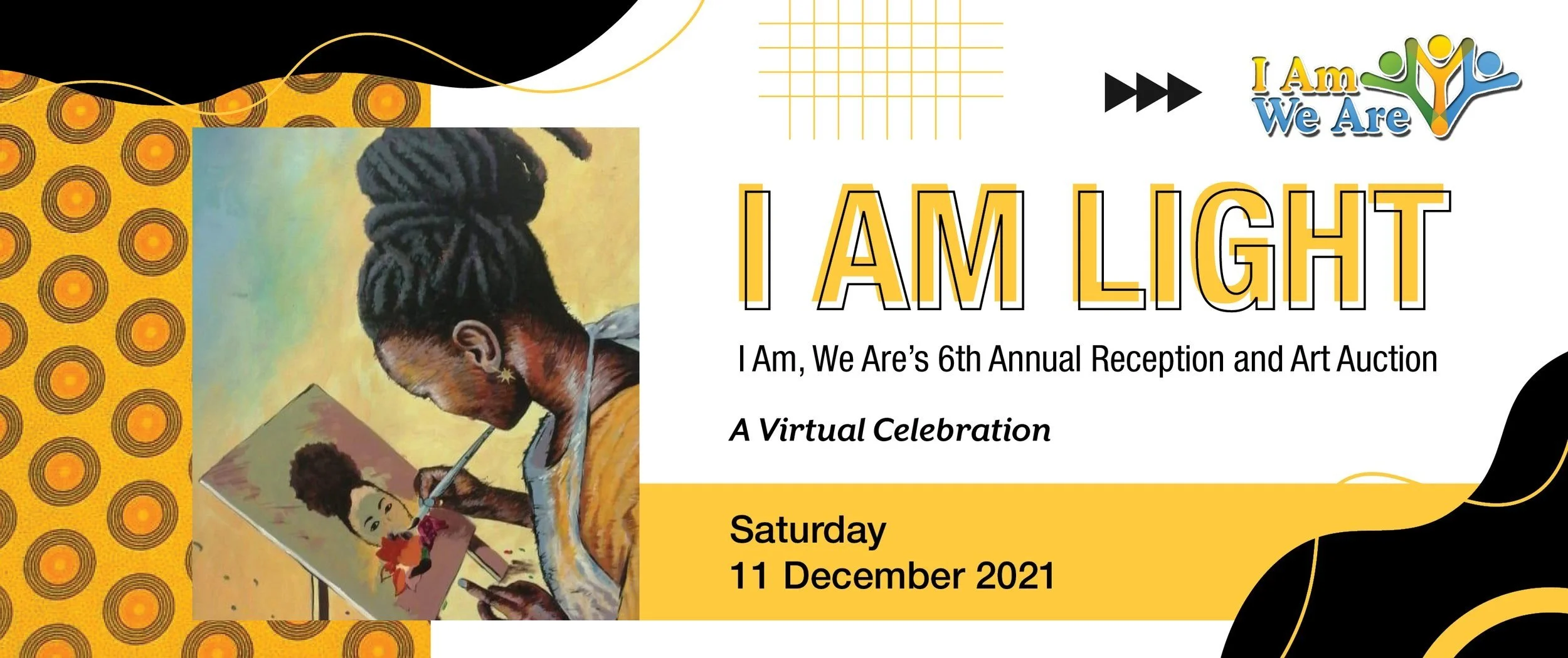Join us for our 6th Annual Reception and Art Auction - I Am Light