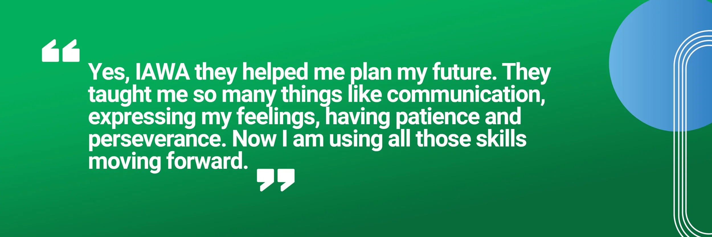 School program testimonial