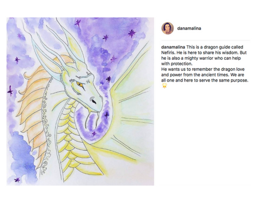 Interview with Intuitive Artist Dana Grozdanova_dragon spirit guide