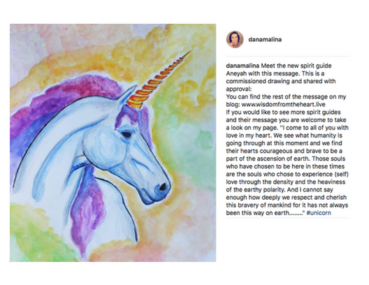 Interview with Intuitive Artist Dana Grozdanova_Unicorn spirit guide