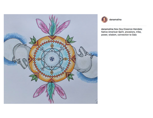 Interview with Intuitive Artist Dana Grozdanova_Soul Essence Mandala Native American Spirit