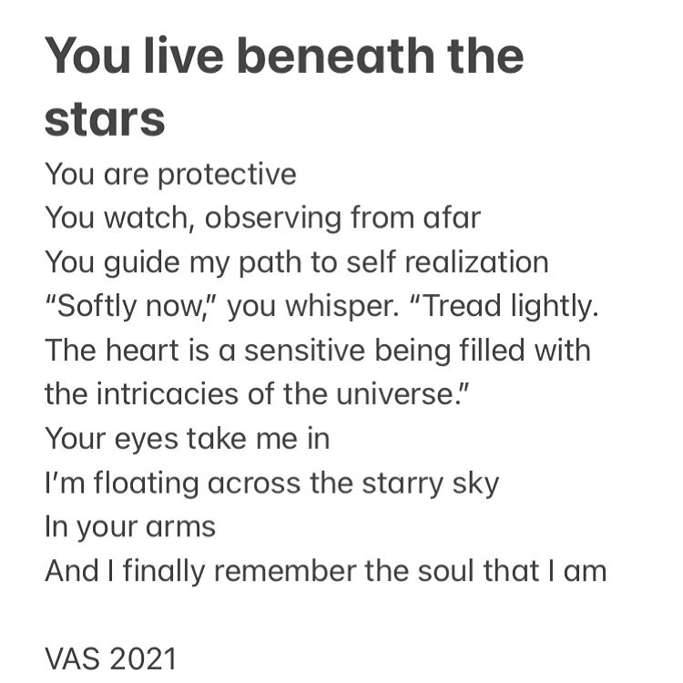 You Live Beneath the Stars