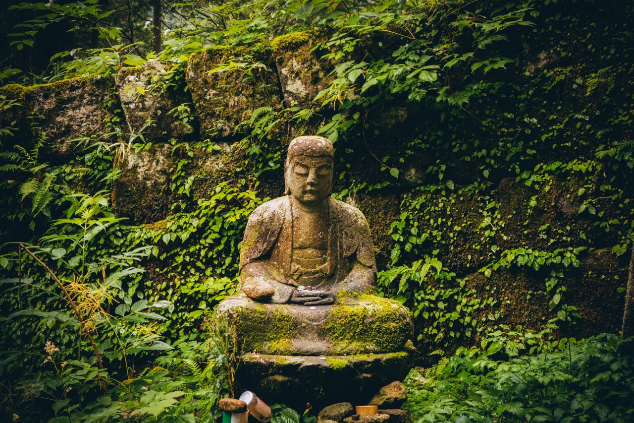 Acupuncture may not be part of a religion but this Buddha is gorgeous.