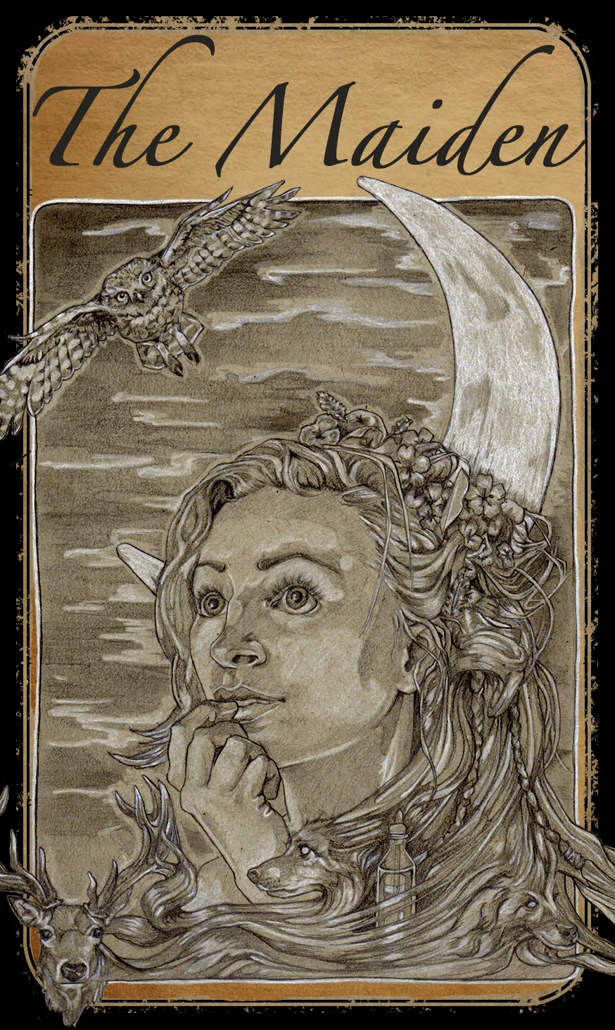 Maiden- Flower Essence Card